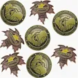 Die Struck Antiqued Lapel Pins — view 2