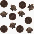 Die Struck Antiqued Lapel Pins — view 13