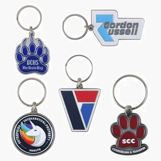 BCG Creations Diestruck Soft Enamel Keychain, 1.75" x 1.75" — view 2