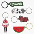 BCG Creations Diestruck Soft Enamel Keychain, 2" x 1" — view 3