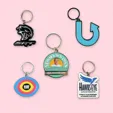 BCG Creations Diestruck Soft Enamel Keychain, 2" x 2"