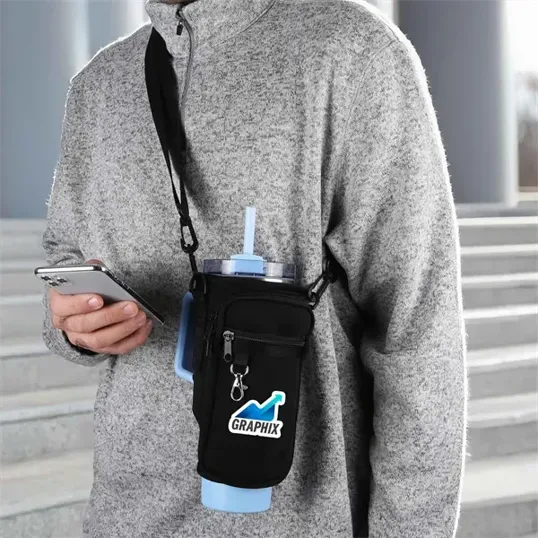 Carry All Neoprene 40 oz Mug Carrier Bag — view 2