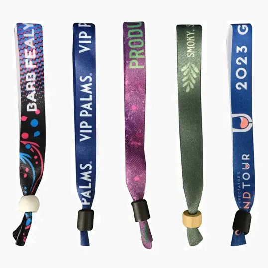 Sublimated Fabric Festival Bracelet — view 2