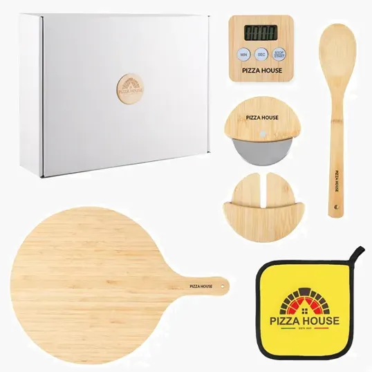Mamma Mia Pizza Kit with Bamboo Tools — view 2