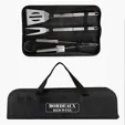 Grill Easy 3-Piece Stainless Steel BBQ Utensil Set with RPET Case — view 2
