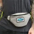 Heathered Fanny Pack with Vegan Leather Back