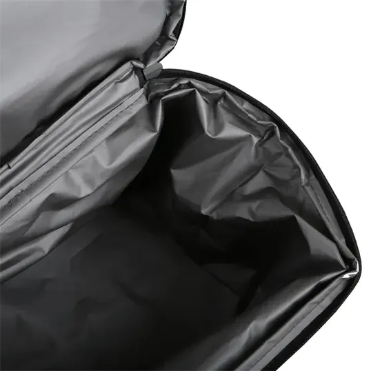 Insulated Lunch Tote with Vegan Leather Bottom — view 3