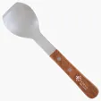 Creamery Ice Cream Spade, Stainless Steel with Wood Handle — view 2