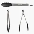Blaze 9" Stainless & Silicone Tongs — view 2