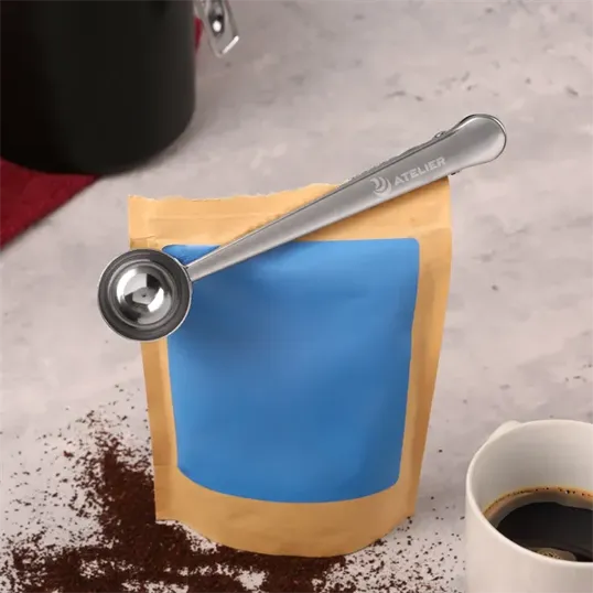 Daybreak Stainless Steel Coffee Scoop/Clip — view 2