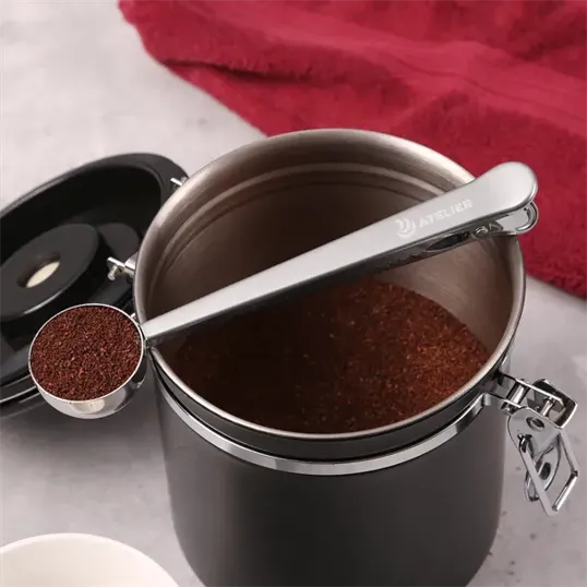 Daybreak Stainless Steel Coffee Scoop/Clip — view 3
