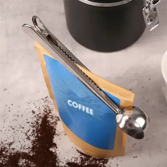 Daybreak Stainless Steel Coffee Scoop/Clip — view 4