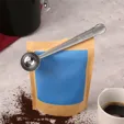 Daybreak Stainless Steel Coffee Scoop/Clip — view 2
