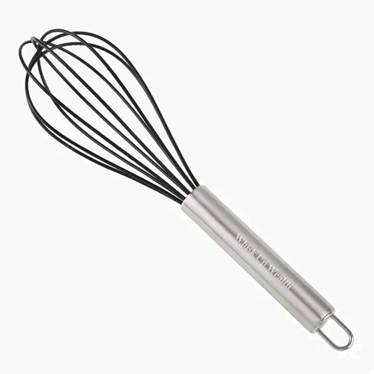 Stainless and Silicone Kitchen Whisk — view 5