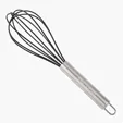 Stainless and Silicone Kitchen Whisk — view 5