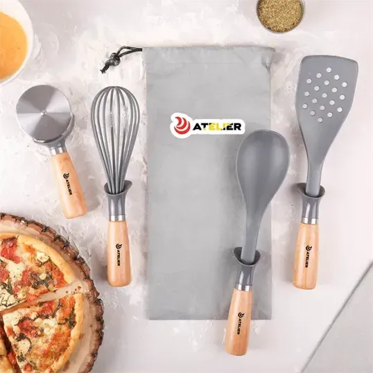 reGen Beechwood Utensil Set, 4 Piece