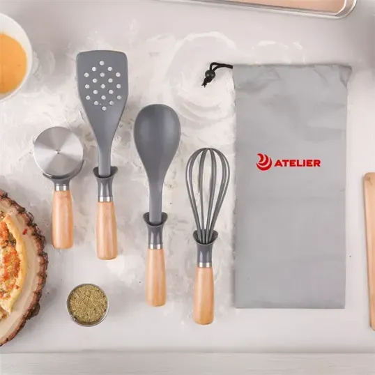 reGen Beechwood Utensil Set, 4 Piece — view 3
