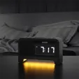 Jensen® Digital Dual Alarm Soothing Sounds Clock Radio