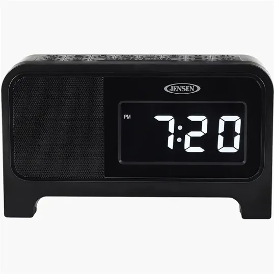 Jensen® Digital Dual Alarm Soothing Sounds Clock Radio — view 2