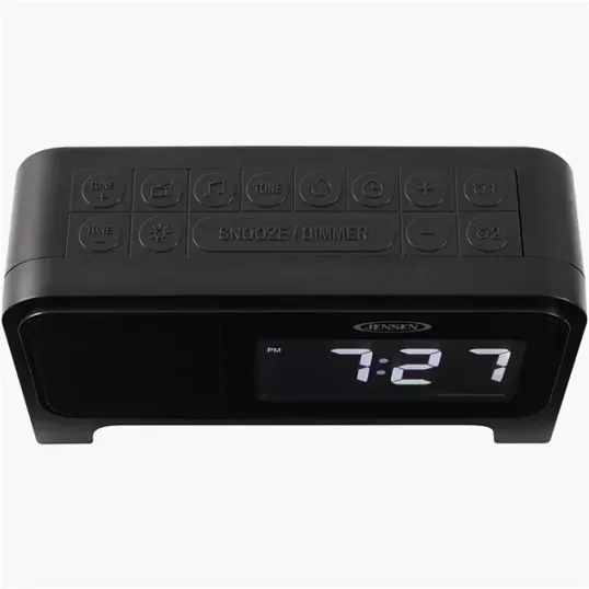 Jensen® Digital Dual Alarm Soothing Sounds Clock Radio — view 3