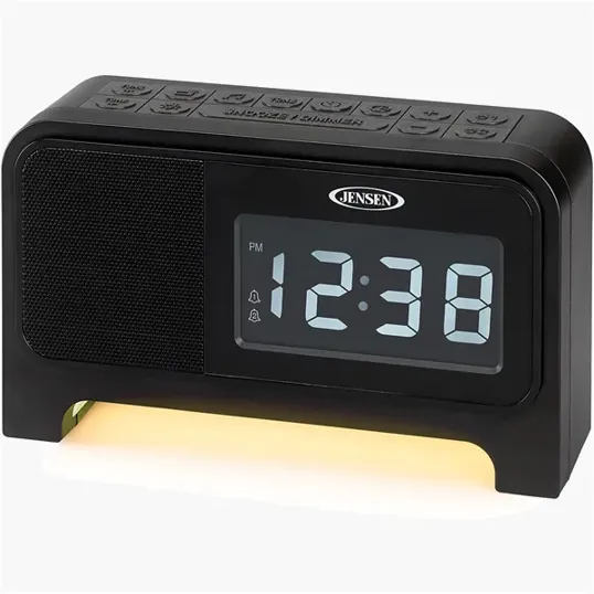 Jensen® Digital Dual Alarm Soothing Sounds Clock Radio — view 5