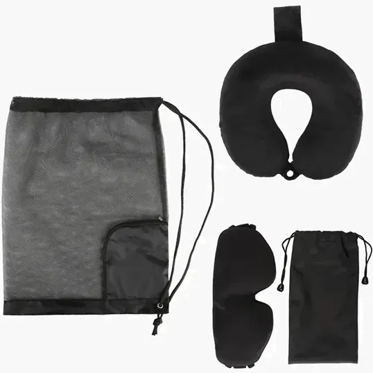 Mixie Rest Easy Journey Kit with Weighted Eye Mask and Travel Pillow — view 4