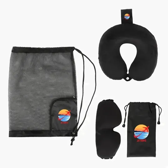 Mixie Rest Easy Journey Kit with Weighted Eye Mask and Travel Pillow — view 2
