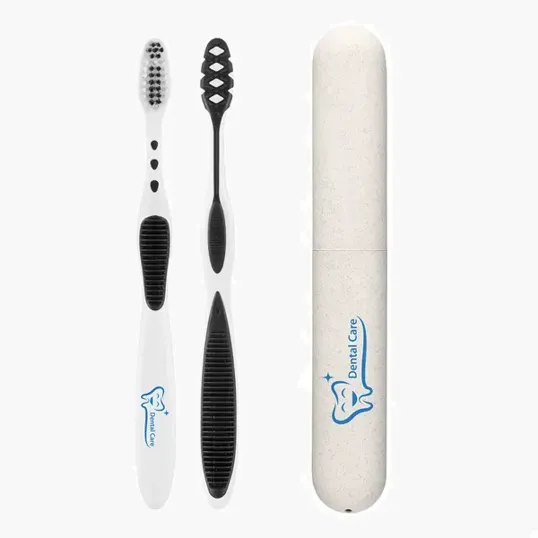 Mixie Wheatly Toothbrush Set with Case — view 3