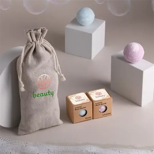 Mixie Luxury Bath Bombs 2 Piece Set in Jute Bag — view 8