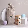 Mixie Luxury Bath Bombs 2 Piece Set in Jute Bag — view 6