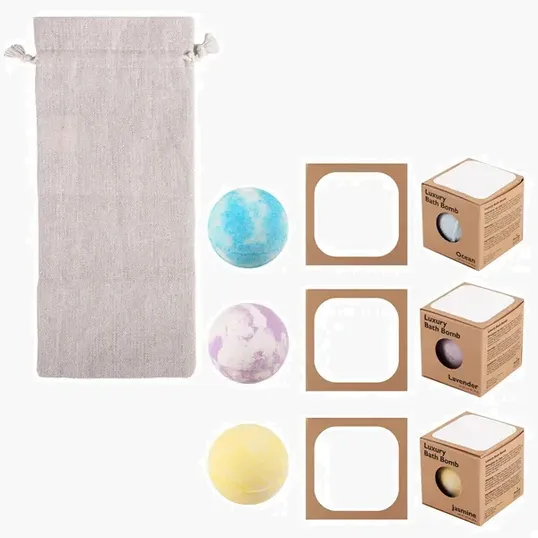 Mixie Luxury Bath Bombs 2 Piece Set in Jute Bag — view 15