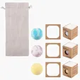 Mixie Luxury Bath Bombs 2 Piece Set in Jute Bag — view 15