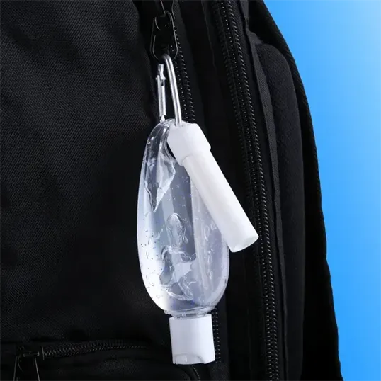 Mixie Moisturizing Hand Sanitizer & Lip Moisturizer Carabiner Kit — view 3