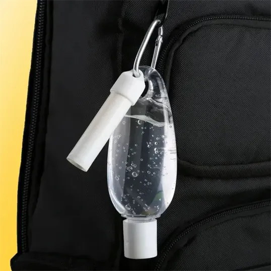 Mixie Hand Sanitizer & Lip Moisturizer SPF15 Carabiner Kit — view 2