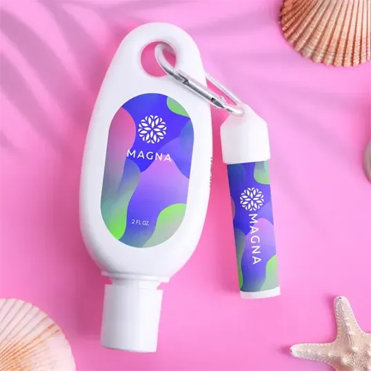 Mixie Sunscreen & Lip Moisturizer SPF15 Carabiner Kit
