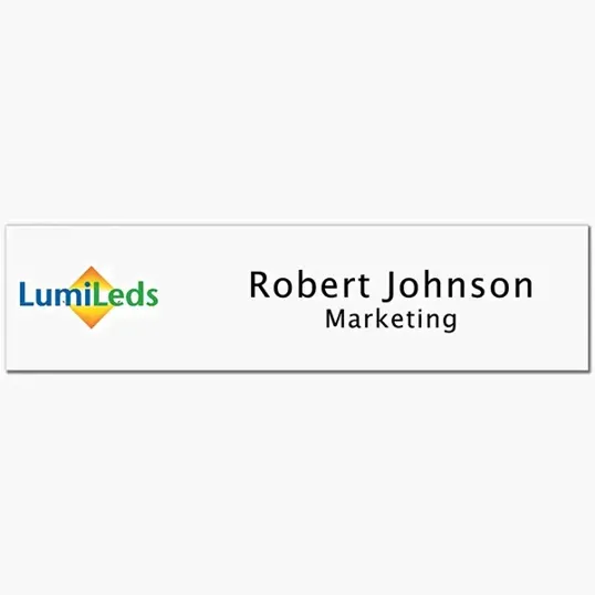 Moniker Full Color Name Plate, 8" x 2"