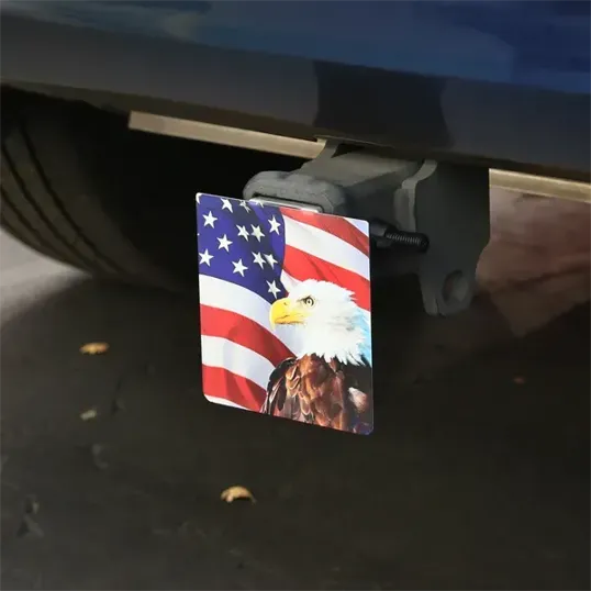 Best Promotions USA Metal Trailer Hitch Cover