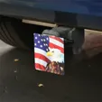 Best Promotions USA Metal Trailer Hitch Cover
