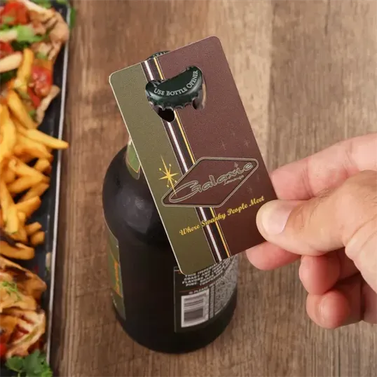 Metal Wallet Size Bottle Opener