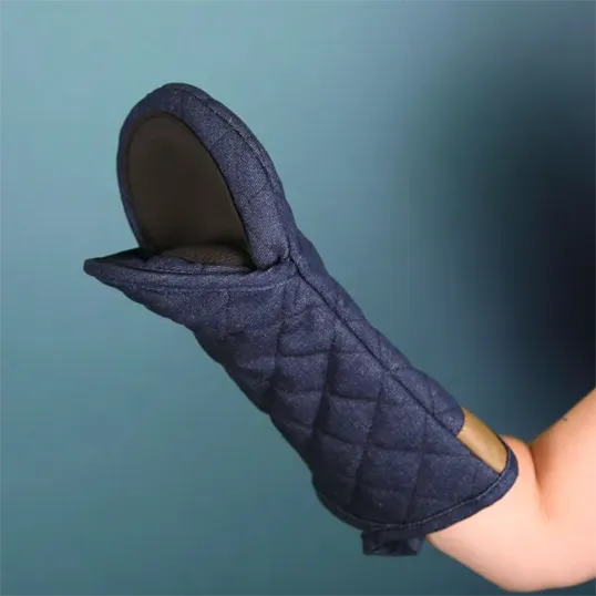 Lindstrom Quilted Oven Mitt with Vegan Leather — view 2