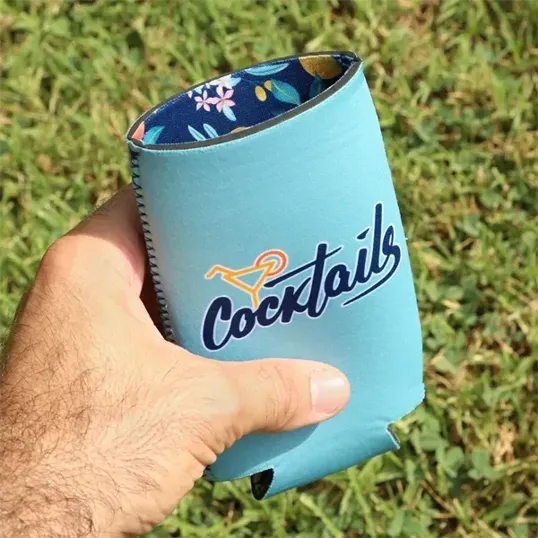 Reversible Slim Neoprene Can Cooler — view 3