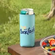 Reversible Slim Neoprene Can Cooler — view 2