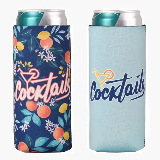Reversible Slim Neoprene Can Cooler — view 4