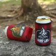 HPG Gold Full Color Reversible Neoprene Can Cooler — view 4