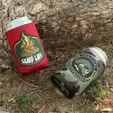 HPG Gold Full Color Reversible Neoprene Can Cooler — view 5