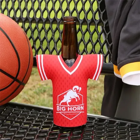 HPG Gold Reversible Neoprene Jersey Bottle Cooler — view 3