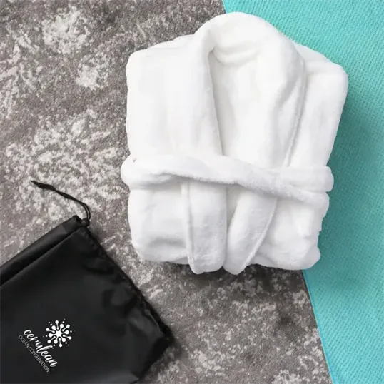 Cascade Coral Velvet Bathrobe — view 4