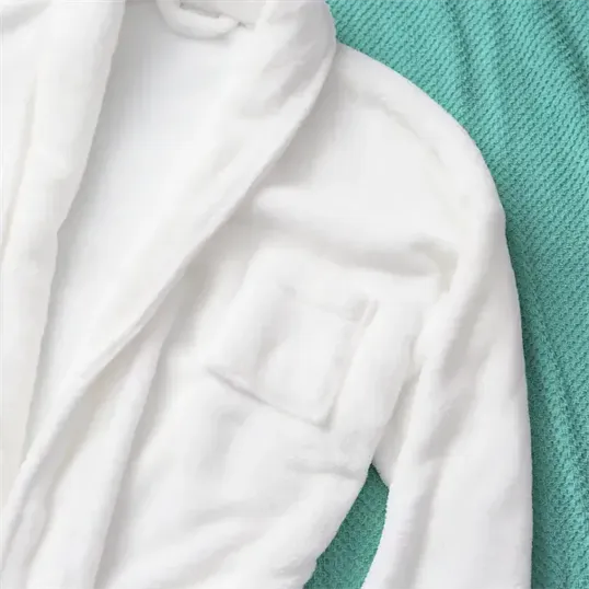 Cascade Coral Velvet Bathrobe — view 5