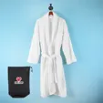 Cascade Coral Velvet Bathrobe — view 3