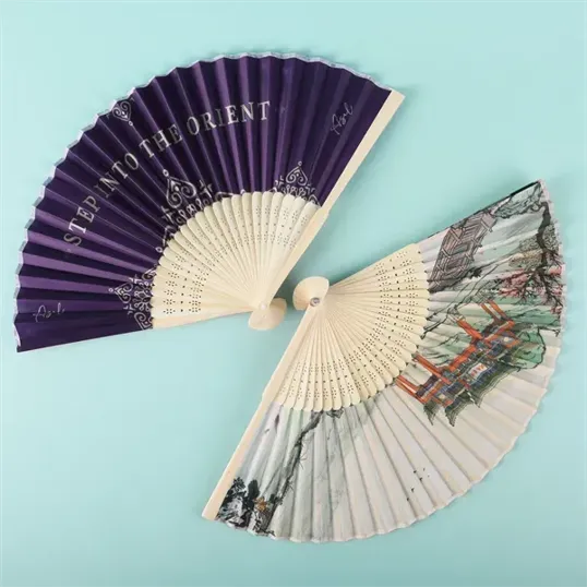 BCG Creations Printed Dynasty Hand Fan — view 2